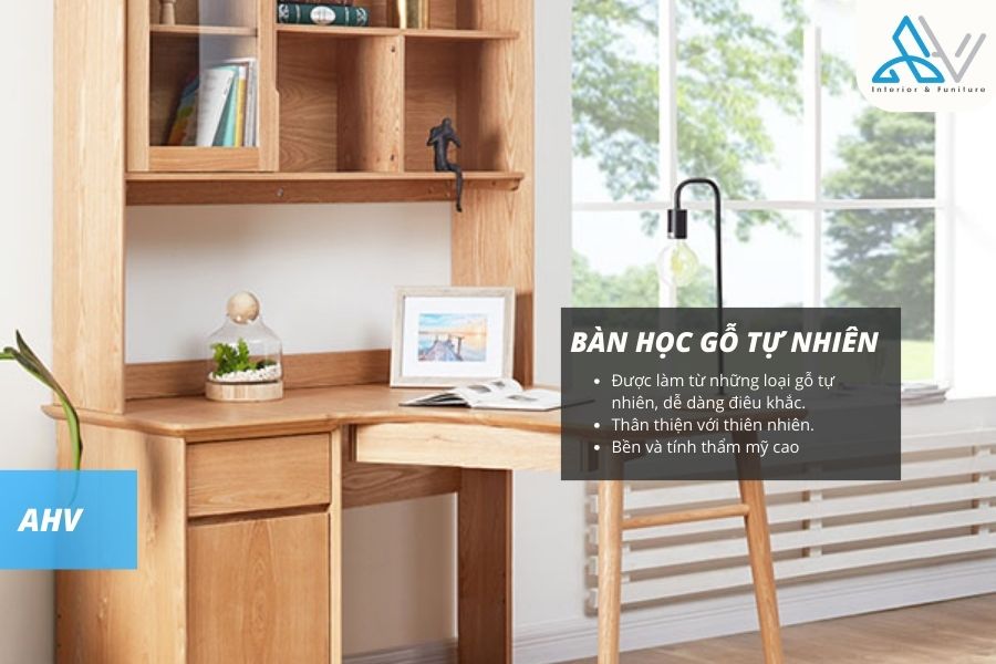 Bàn Học Gỗ - Lựa Chọn Bàn Học Được Ưu Tiên