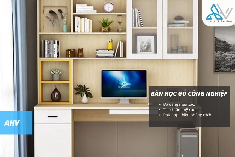 Bàn Học Gỗ - Lựa Chọn Bàn Học Được Ưu Tiên