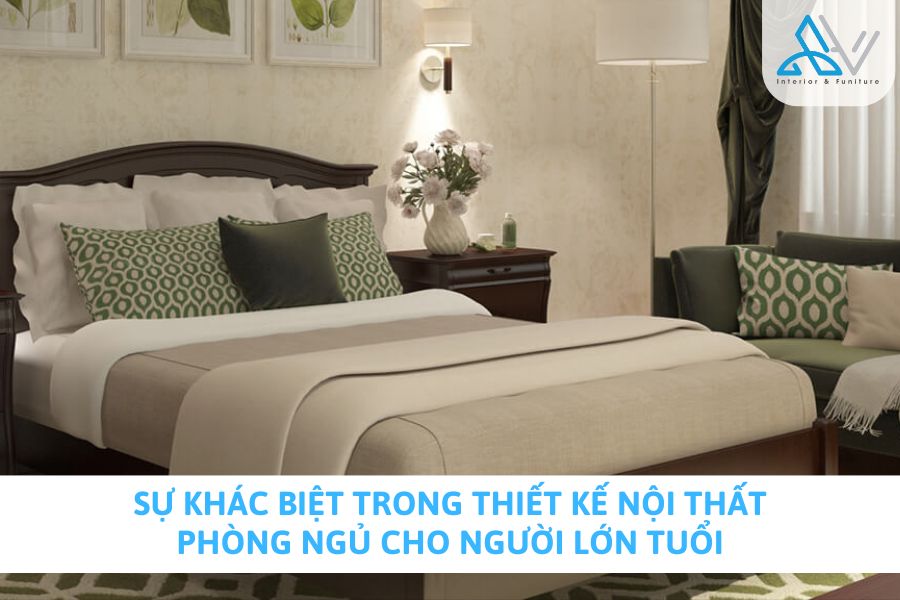 Sự Khác Biệt Trong Thiết Kế Nội Thất Phòng Ngủ Cho Người Lớn Tuổi